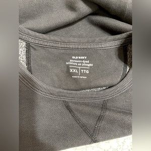 Gender Neutral Distressed Black Sweat Shirt